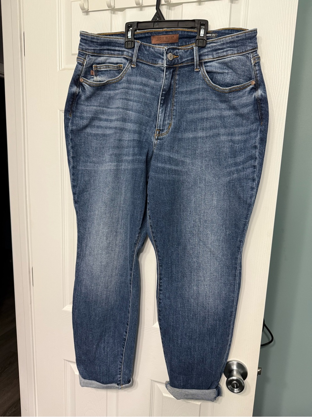 Judy Blue Washed Blue Boyfriend Jeans NWOT